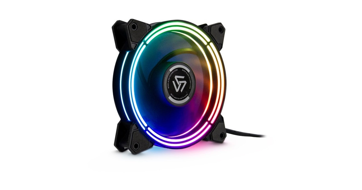 ALSEYE Halo 3.0 120x120x25 mm, Gehäuselüfter(schwarz)