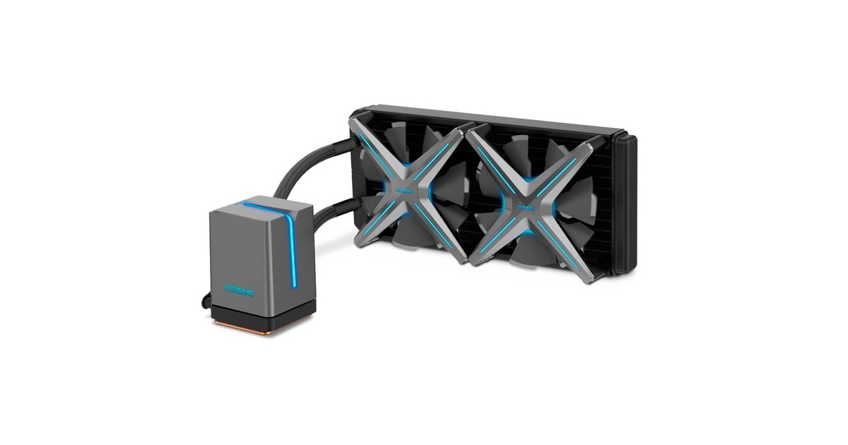 ALSEYE X240 240mm, Wasserkühlung(grau/schwarz)