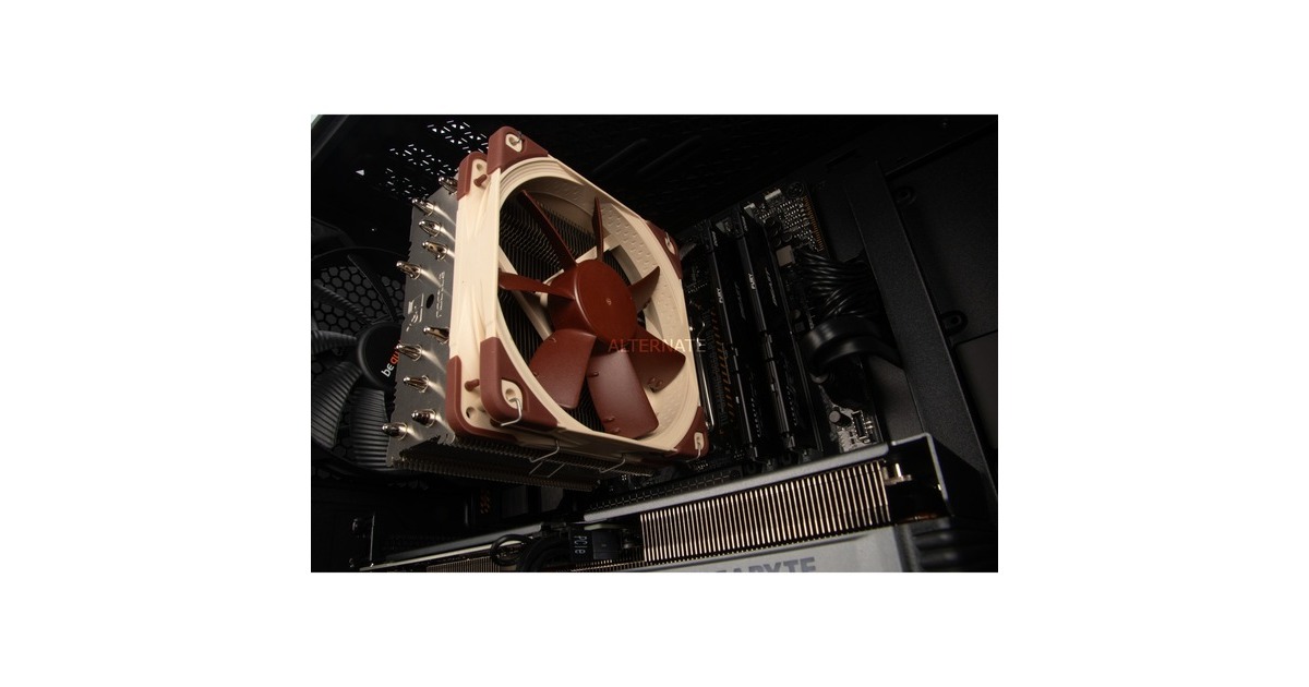 ALTERNATE Gaming-PC Silent Edition • RTX 4060 • AMD Ryzen™ 5 7500F • 16 GB RAM(schwarz/transparent, Windows 11 Home 64-Bit)