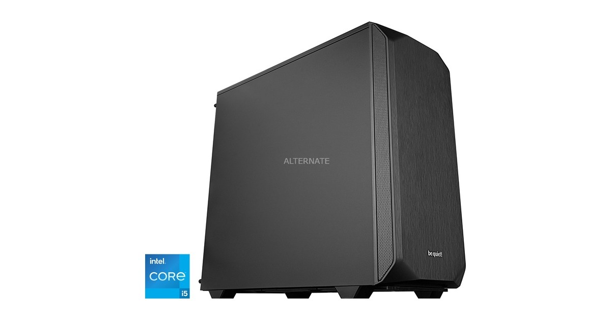 ALTERNATE Gaming-PC Silent Edition • RTX 4070 • Intel® Core™ i5-14600KF • 32 GB RAM(schwarz, Windows 11 Home 64-Bit)