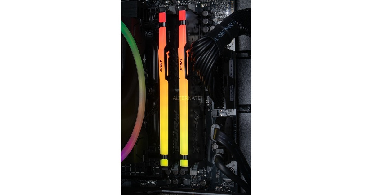 ALTERNATE Gaming-PC Window Edition • RTX 4060 Ti • AMD Ryzen™ 5 7500F • 16 GB RAM(schwarz/transparent, Windows 11 Home 64-Bit)