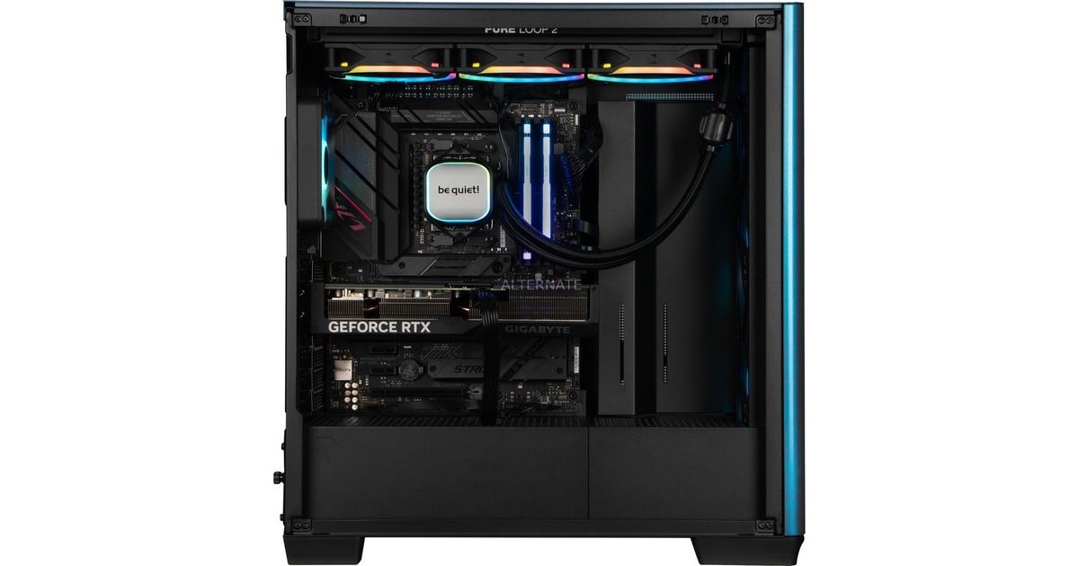 ALTERNATE Gaming-PC Window Edition • RTX 4070 • AMD Ryzen™ 5 7600X • 32 GB RAM(schwarz/transparent, Windows 11 Home 64-Bit) ALTERNATE Gaming-PC Window Edition • RTX 4070 • AMD Ryzen™ 5 7600X • 32 GB RAM(schwarz/transparent, Windows 11 Home 64-Bit)