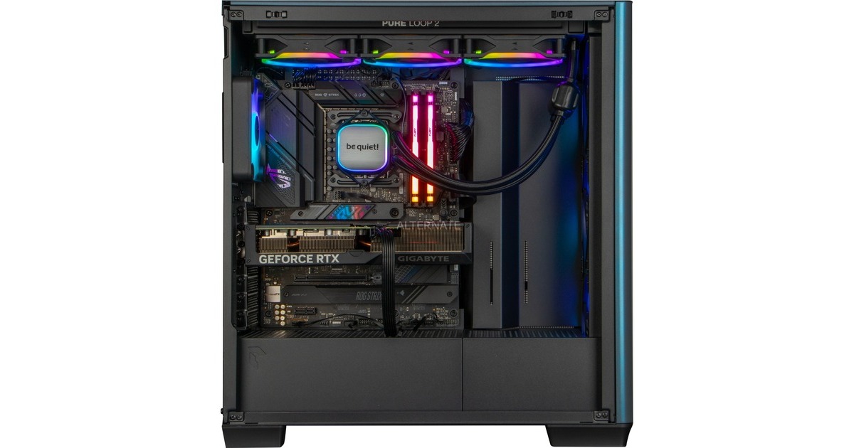 ALTERNATE Gaming-PC Window Edition • RTX 4070 • Intel® Core™ i5-14600KF • 32 GB RAM(schwarz/transparent, Windows 11 Home 64-Bit) ALTERNATE Gaming-PC Window Edition • RTX 4070 • Intel® Core™ i5-14600KF • 32 GB RAM(schwarz/transparent, Windows 11 Home 64-Bit)