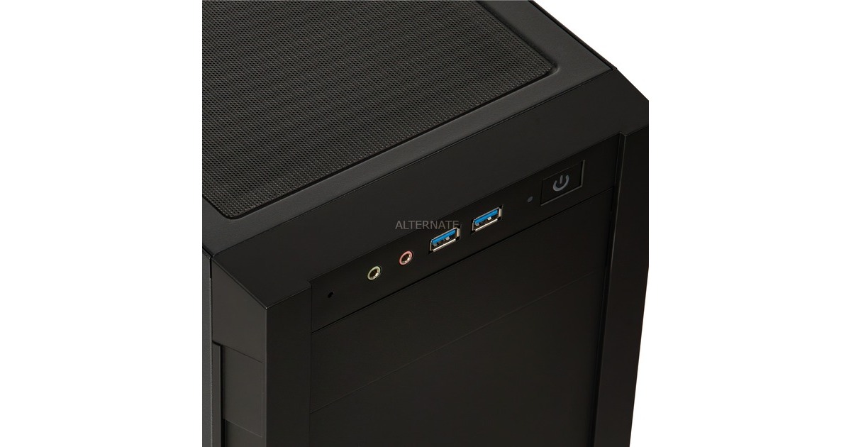 ALTERNATE Gaming-PC • RTX 4060 • AMD Ryzen™ 5 5600 • 16 GB RAM(schwarz/transparent, Windows 11 Home 64-Bit)