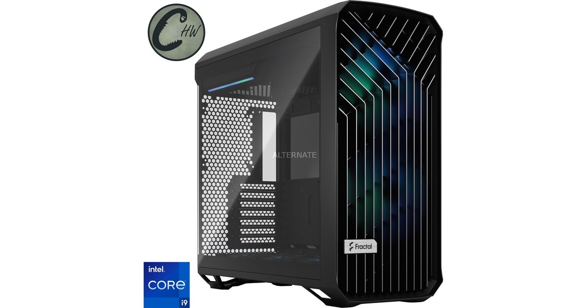 ALTERNATE x CHW NoComp Gaming-PC • RTX 4090 • Intel® Core™ i9-14900K • 64 GB RAM(schwarz/transparent, ohne Betriebssystem)