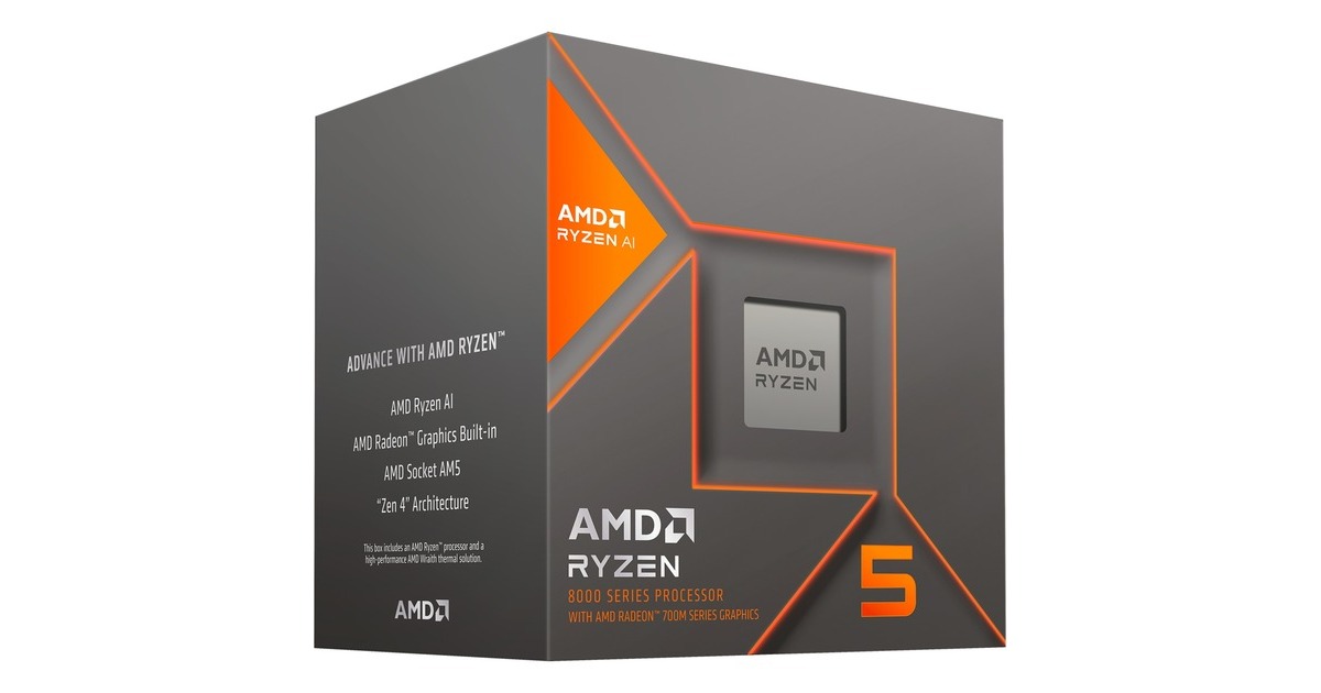 AMD Ryzen™ 5 8600G, Prozessor(Boxed-Version)