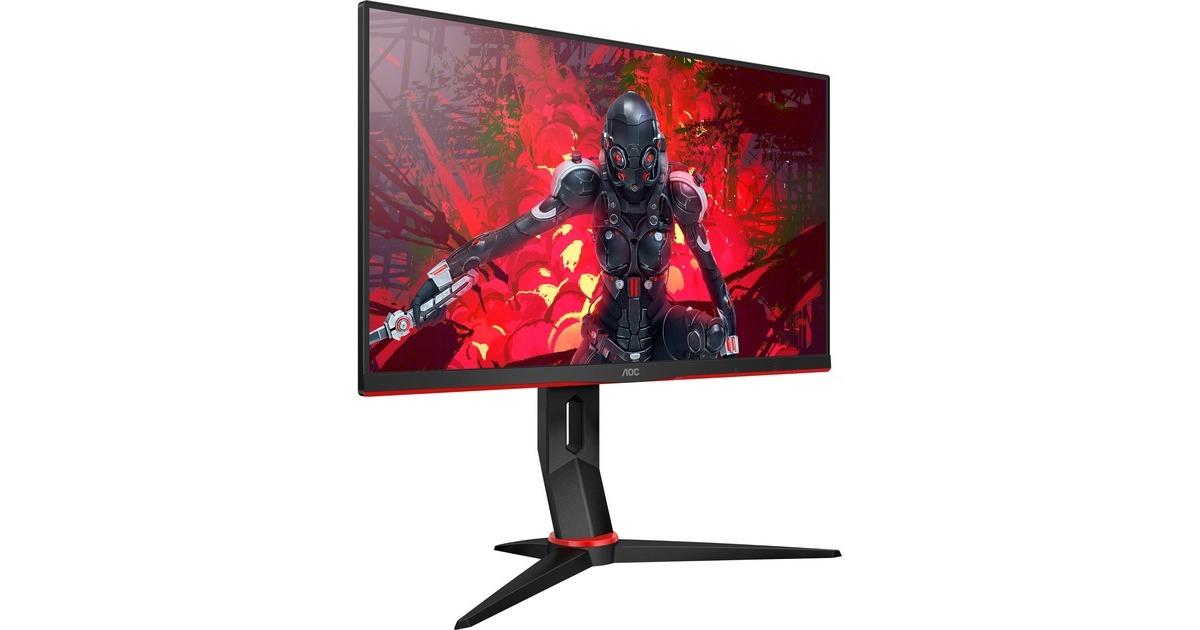 AOC 24G2ZU/BK, Gaming-Monitor(61 cm (24 Zoll), schwarz/rot, FullHD, IPS, AMD Free-Sync Premium, 240Hz Panel) AOC 24G2ZU/BK, Gaming-Monitor(61 cm (24 Zoll), schwarz/rot, FullHD, IPS, AMD Free-Sync Premium, 240Hz Panel)