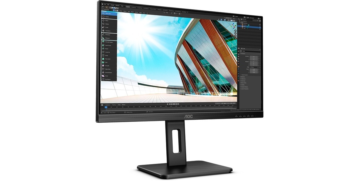 AOC 24P2Q, LED-Monitor(61 cm (24 Zoll), schwarz, FullHD, IPS, HDMI, Adaptive-Sync) AOC 24P2Q, LED-Monitor(61 cm (24 Zoll), schwarz, FullHD, IPS, HDMI, Adaptive-Sync)