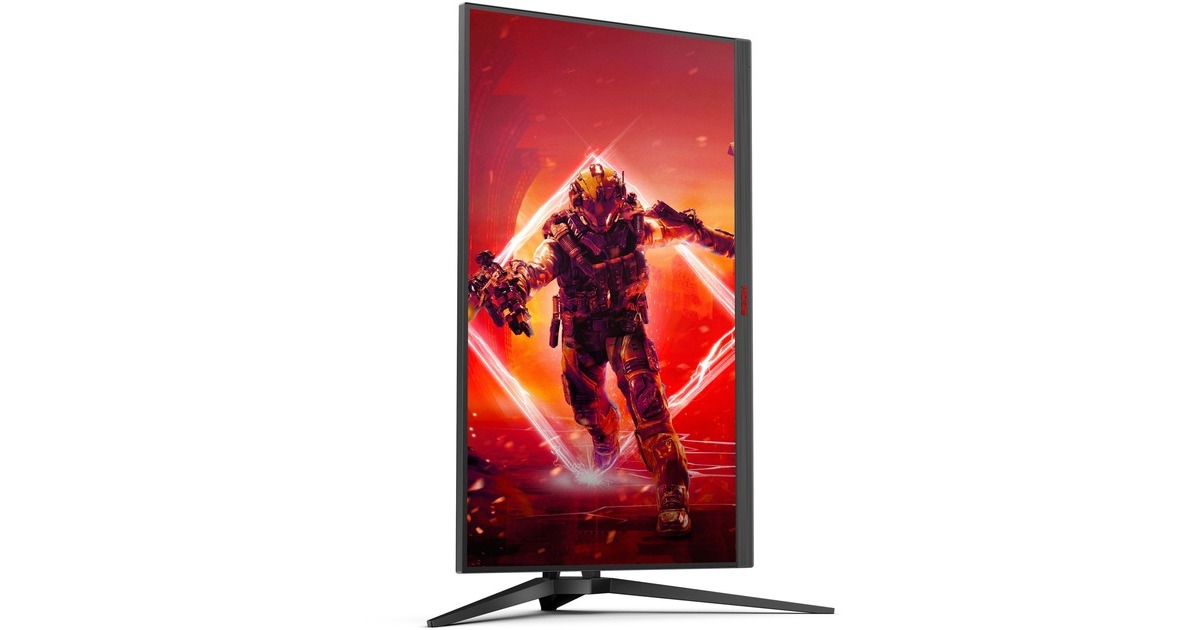 AOC AGON AG275QZ/EU, Gaming-Monitor(69 cm (27 Zoll), schwarz/rot, QHD, IPS,HDR, Adaptive-Sync, 165Hz Panel)