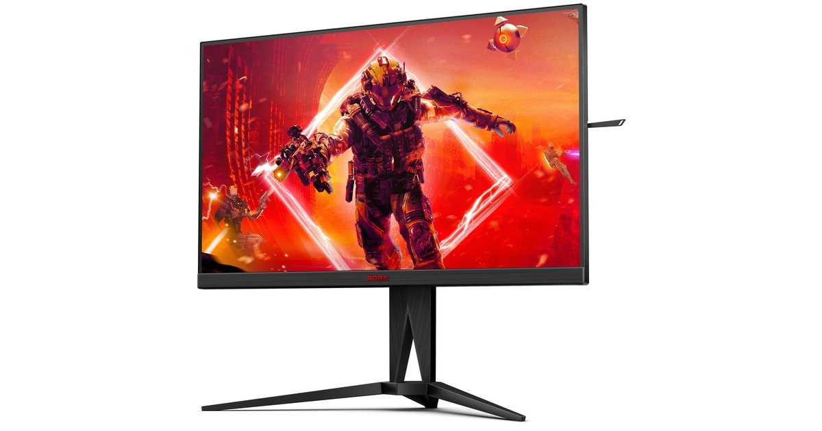 AOC AGON AG325QZN/EU, Gaming-Monitor(80 cm (31.5 Zoll), schwarz, QHD, VA, HDR, Free-Sync, HDMI, DisplayPort, Pivot, 240Hz Panel)
