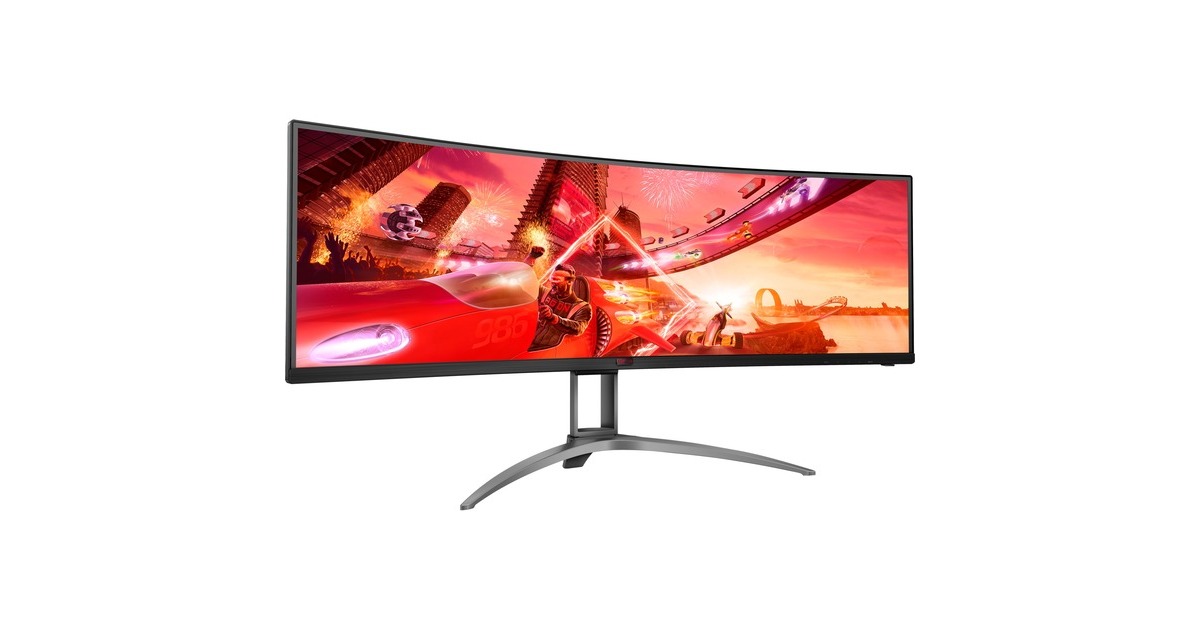 AOC AGON AG493QCX, Gaming-Monitor(124 cm (49 Zoll), schwarz/grau, DFHD, VA, HDR, NVIDIA G-Sync, 144Hz Panel) AOC AGON AG493QCX, Gaming-Monitor(124 cm (49 Zoll), schwarz/grau, DFHD, VA, HDR, NVIDIA G-Sync, 144Hz Panel)