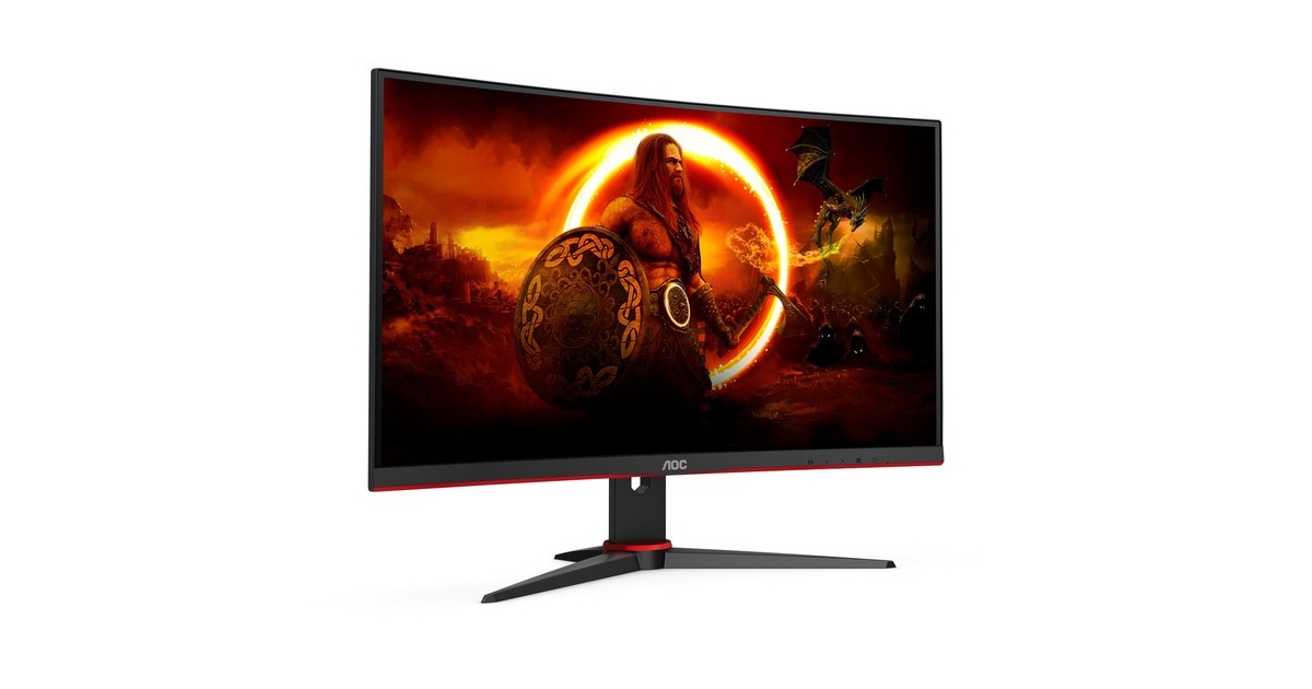AOC AGON C27G2E/BK, Gaming-Monitor(68.6 cm (27 Zoll), schwarz/rot, Full HD, VA, HDR, Adaptive-Sync, HDMI, DisplayPort, 165Hz Panel) AOC AGON C27G2E/BK, Gaming-Monitor(68.6 cm (27 Zoll), schwarz/rot, Full HD, VA, HDR, Adaptive-Sync, HDMI, DisplayPort, 165Hz Panel)