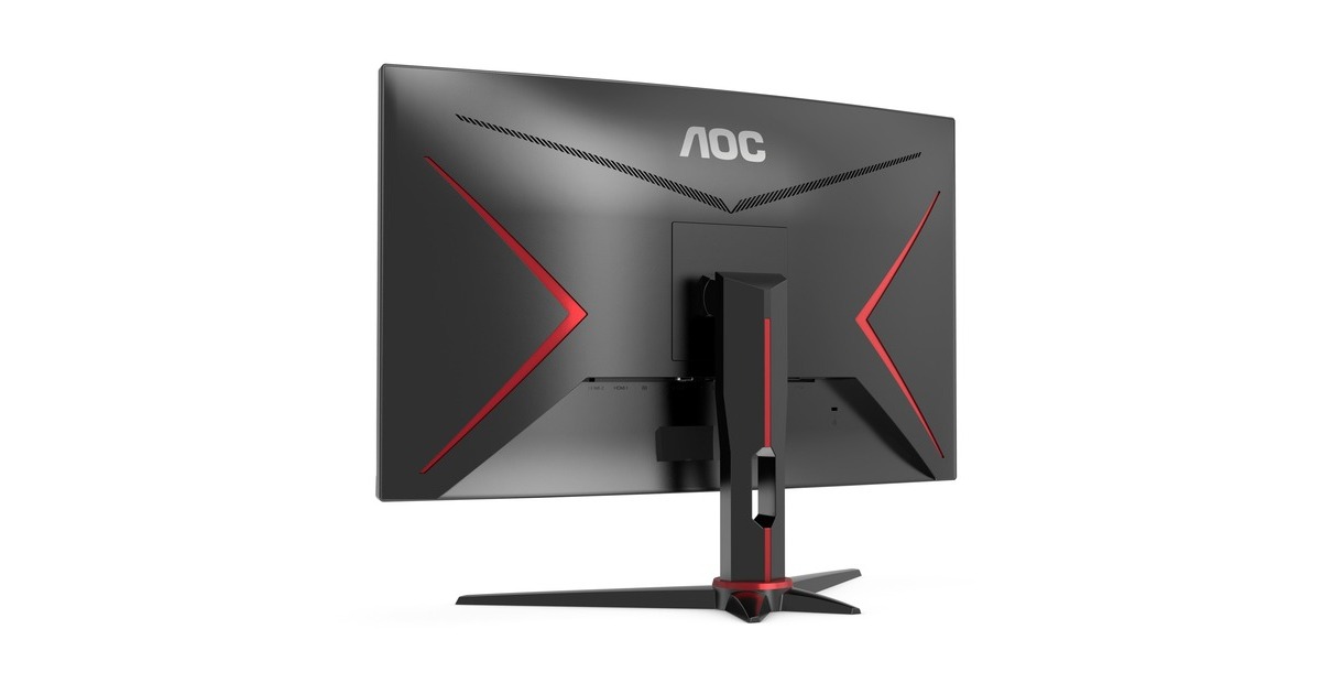 AOC AGON C27G2E/BK, Gaming-Monitor(68.6 cm (27 Zoll), schwarz/rot, Full HD, VA, HDR, Adaptive-Sync, HDMI, DisplayPort, 165Hz Panel)