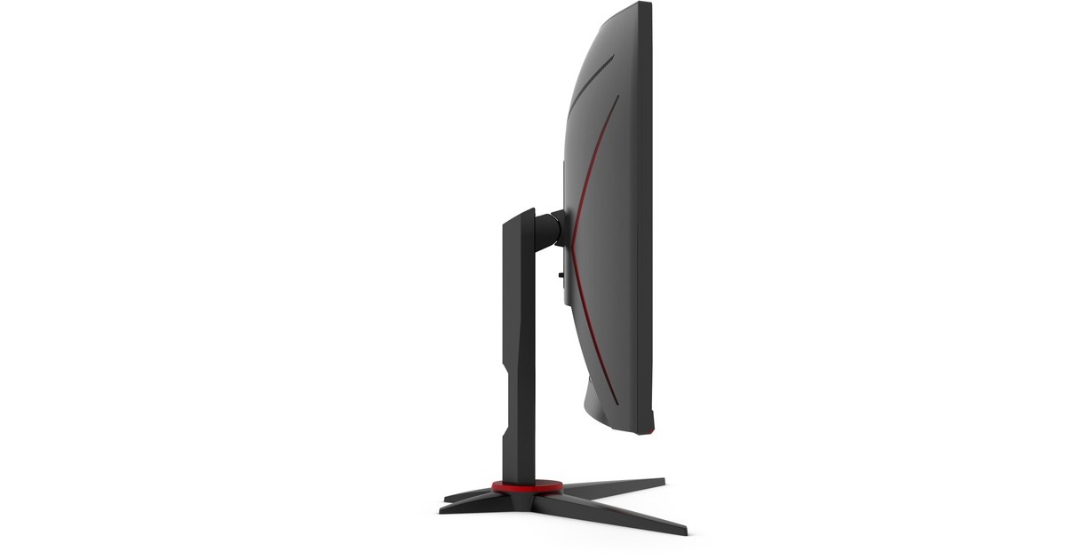 AOC AGON C27G2E/BK, Gaming-Monitor(68.6 cm (27 Zoll), schwarz/rot, Full HD, VA, HDR, Adaptive-Sync, HDMI, DisplayPort, 165Hz Panel)
