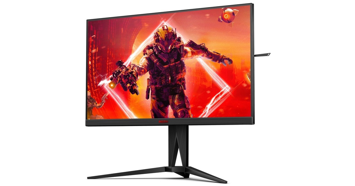AOC AGON Pro AG275QZN/EU, Gaming-Monitor(69 cm (27 Zoll), schwarz/rot, QHD, VA, HDR, Adaptive-Sync, 240Hz Panel)