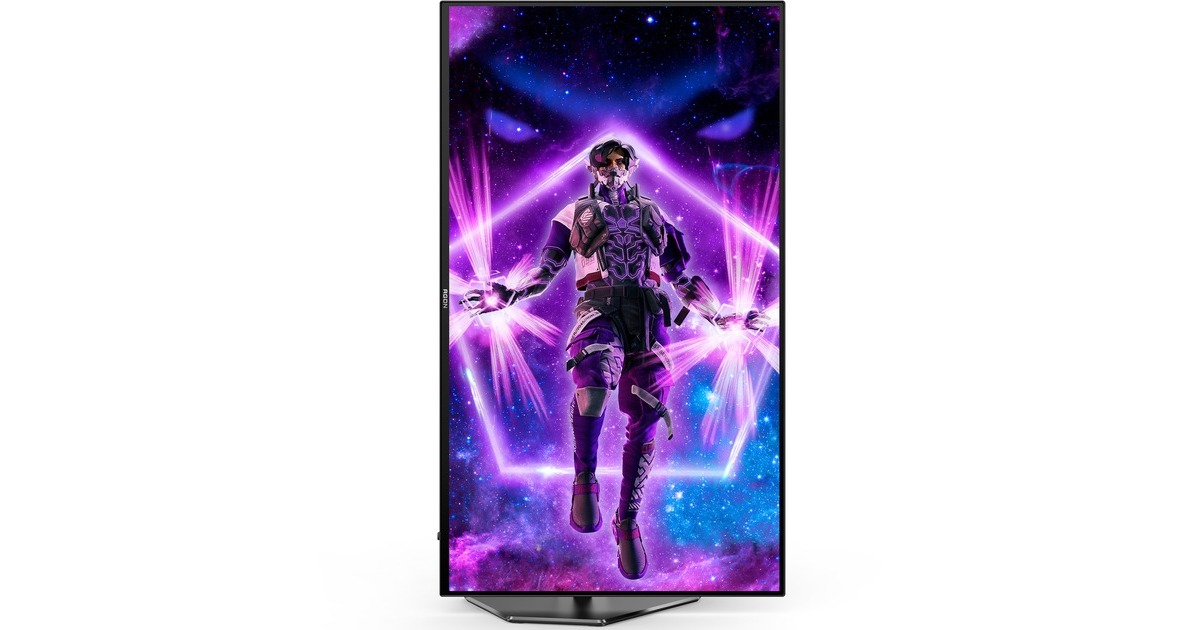 AOC AGON Pro AG276QZD, Gaming-Monitor(67.3 cm (26.5 Zoll), schwarz/silber, QHD, HDR, G-Sync, HDMI, DisplayPort, Pivot, 240Hz Panel)