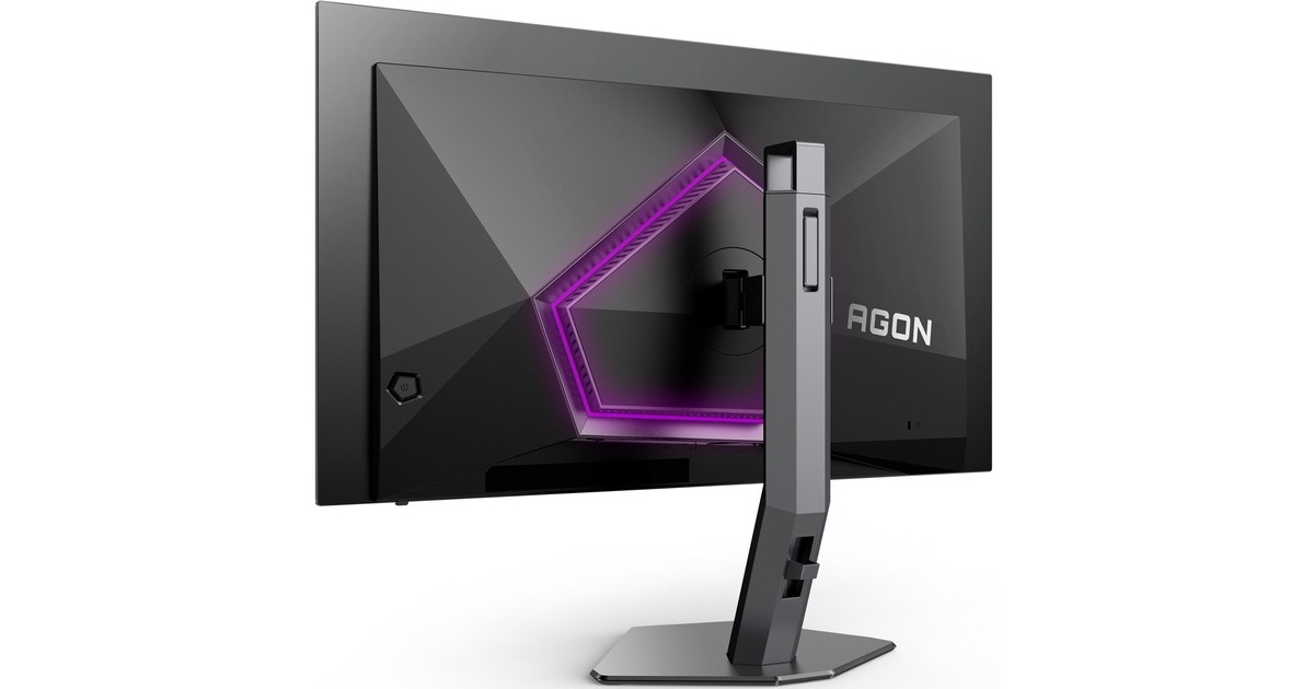 AOC AGON Pro AG276QZD, Gaming-Monitor(67.3 cm (26.5 Zoll), schwarz/silber, QHD, HDR, G-Sync, HDMI, DisplayPort, Pivot, 240Hz Panel)