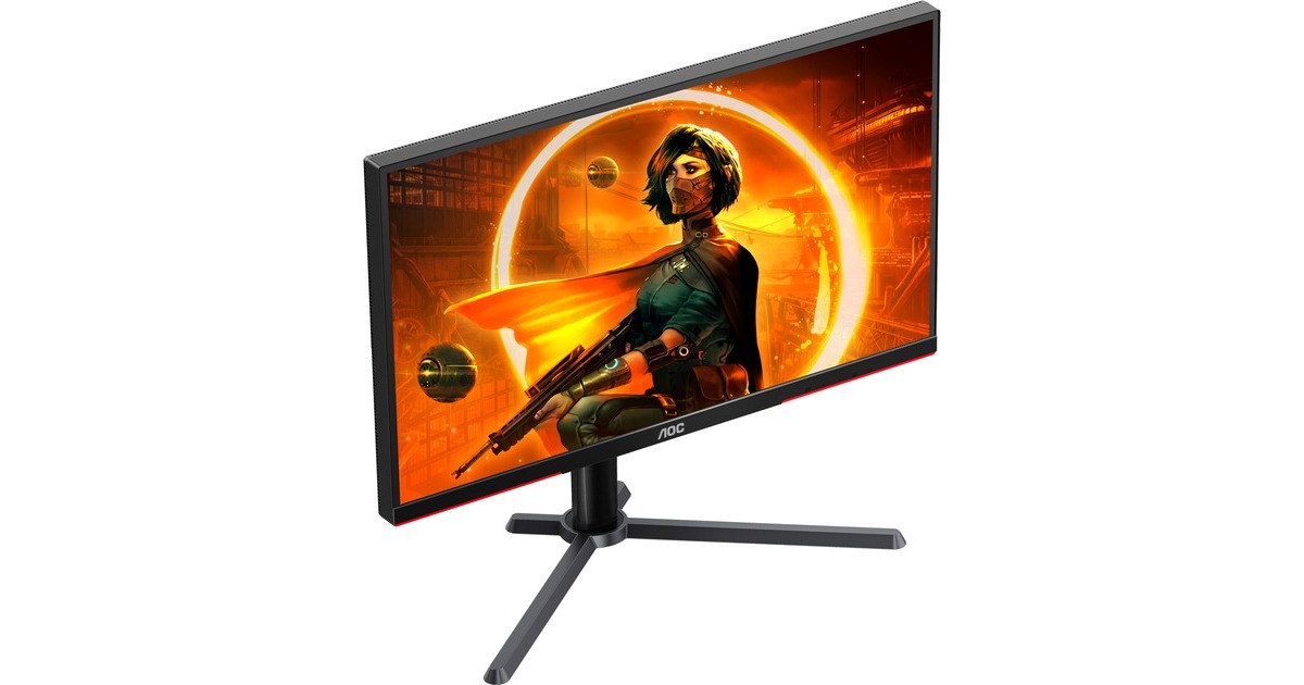 AOC AGON Q27G3XMN/BK, Gaming-Monitor(69 cm (27 Zoll), schwarz/rot, QHD, VA, Adaptive-Sync, 180Hz Panel)