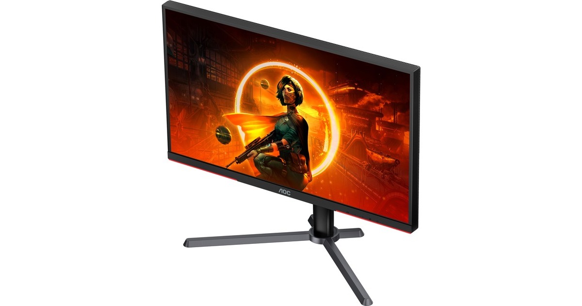 AOC AGON Q27G3XMN/BK, Gaming-Monitor(69 cm (27 Zoll), schwarz/rot, QHD, VA, Adaptive-Sync, 180Hz Panel)