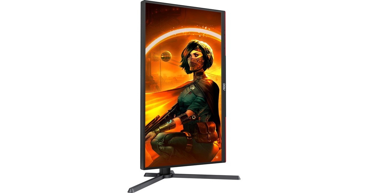 AOC AGON Q27G3XMN/BK, Gaming-Monitor(69 cm (27 Zoll), schwarz/rot, QHD, VA, Adaptive-Sync, 180Hz Panel)