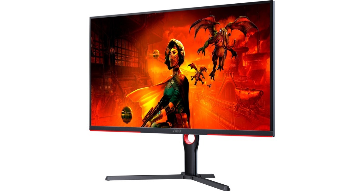AOC AGON U32G3X/BK, Gaming-Monitor(80 cm (32 Zoll), schwarz/rot, UltraHD/4K, IPS, 144Hz Panel) AOC AGON U32G3X/BK, Gaming-Monitor(80 cm (32 Zoll), schwarz/rot, UltraHD/4K, IPS, 144Hz Panel)