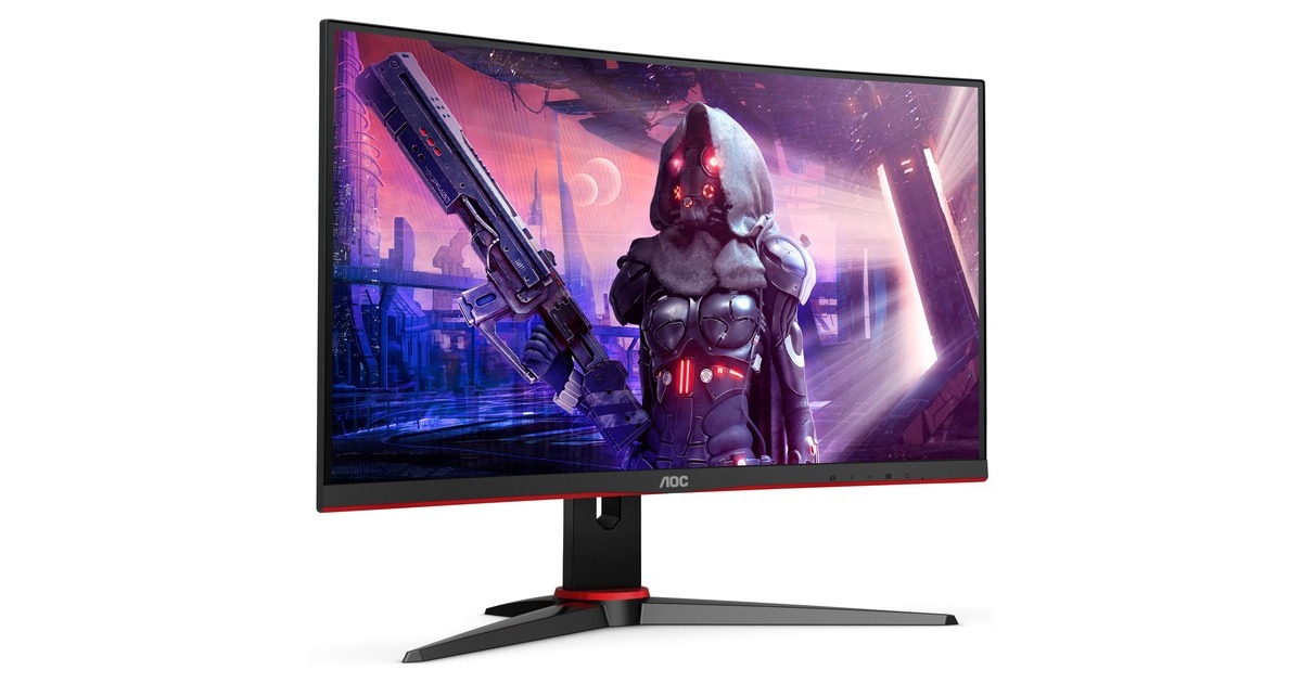 AOC C24G2AE/BK, Gaming-Monitor(60 cm (24 Zoll), schwarz/rot, FullHD, VA, AMD Free-Sync, 165Hz Panel) AOC C24G2AE/BK, Gaming-Monitor(60 cm (24 Zoll), schwarz/rot, FullHD, VA, AMD Free-Sync, 165Hz Panel)