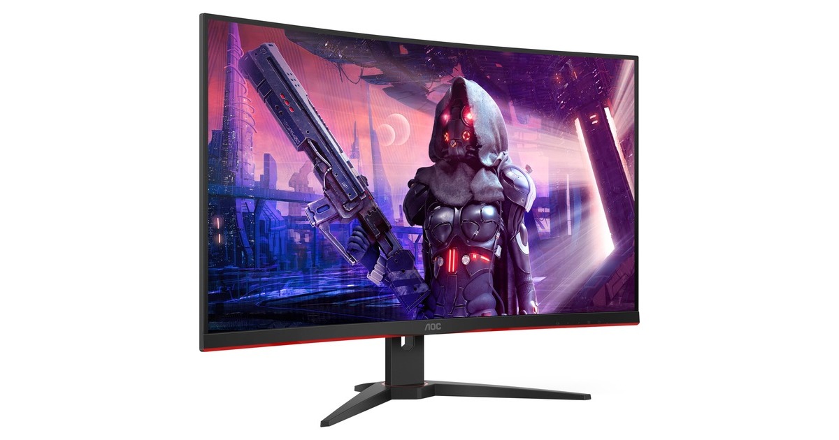AOC CQ32G2SE/BK, Gaming-Monitor(80 cm (32 Zoll), schwarz/rot, QHD, VA, AMD Free-Sync, 165Hz Panel) AOC CQ32G2SE/BK, Gaming-Monitor(80 cm (32 Zoll), schwarz/rot, QHD, VA, AMD Free-Sync, 165Hz Panel)