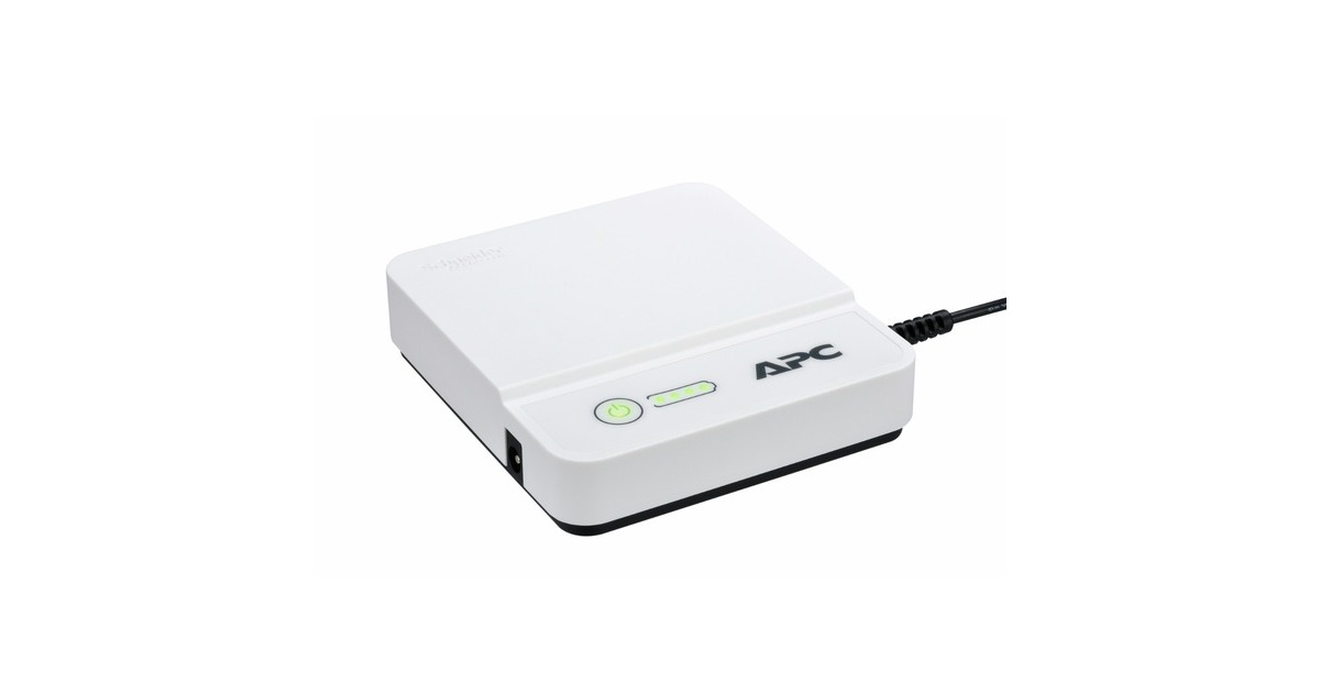 APC Back-UPS Connect Lithium-Ionen Akku, USV(weiß, Schutz für Router, IP-Kameras)