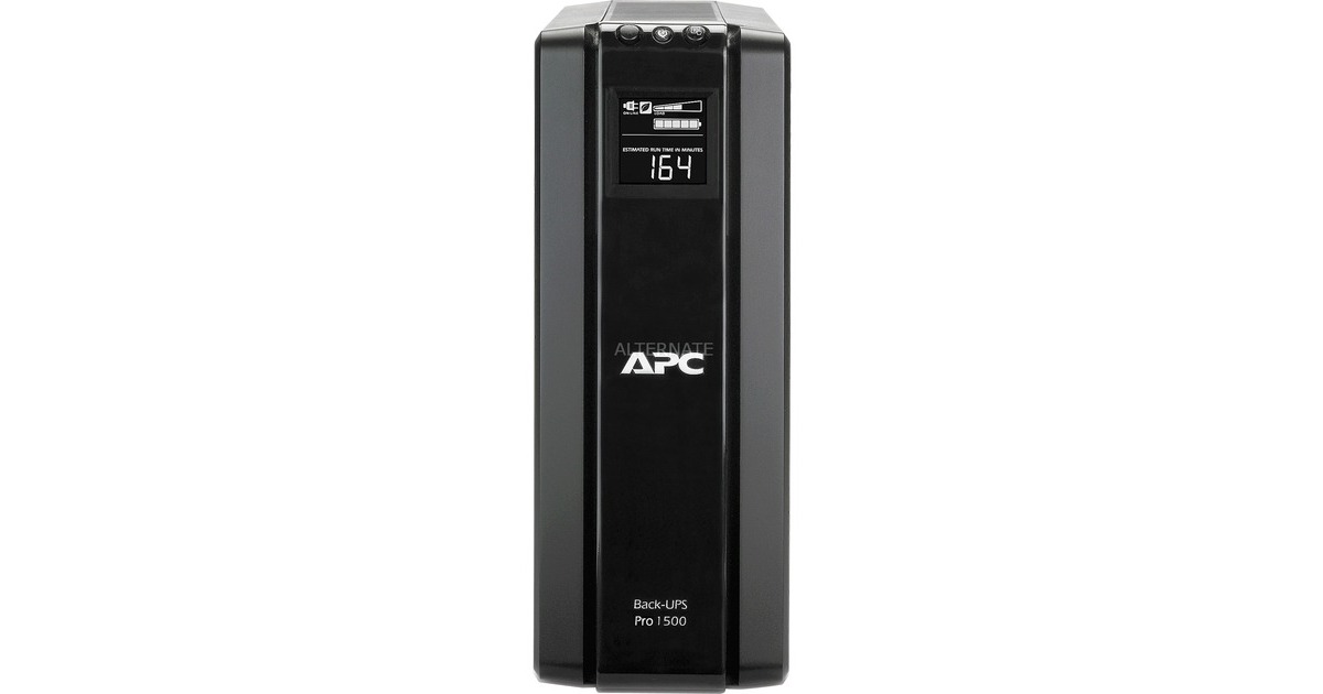 APC Back-UPS Pro 1500VA BR1500G-GR, USV(schwarz, Retail) APC Back-UPS Pro 1500VA BR1500G-GR, USV(schwarz, Retail)