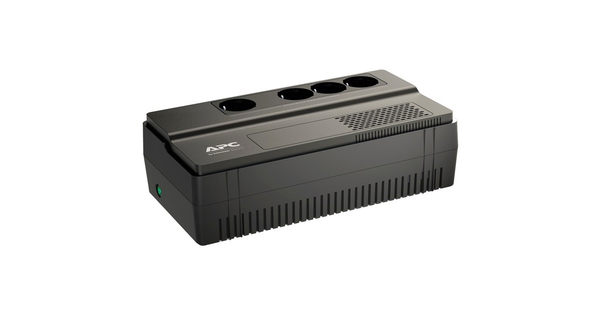 APC EASY UPS BV 1000VA, AVR, Schutzkontakt Outlet, 230V, USV(schwarz, BV1000I-GR)