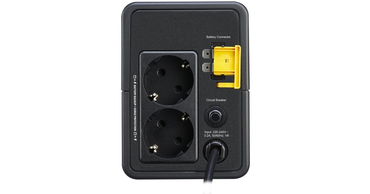 APC Easy UPS BVX 700VA, 230V, AVR, Schutzkontakt Sockets, USV(schwarz, BVX700LI-GR)