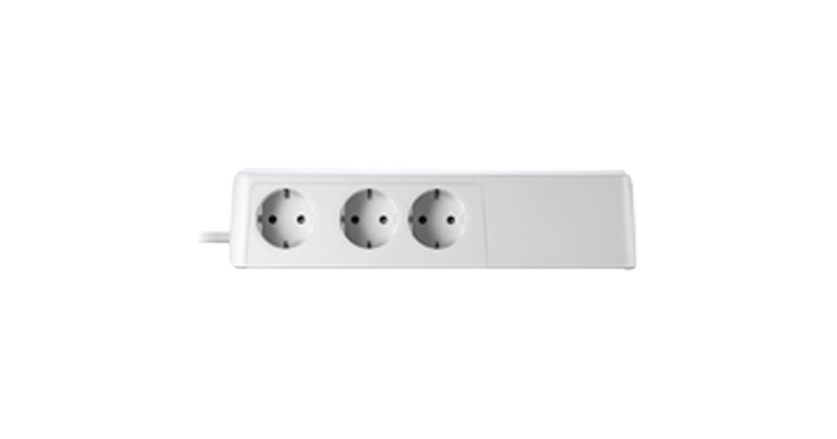 APC Essential SurgeArrest PM6U-GR, 6-fach, 2x USB, Steckdosenleiste(weiß, 2 Meter Kabel, Überspannungsschutz, Schalter)