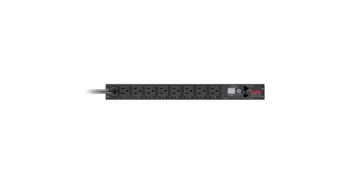 APC Rack PDU Switched 1U AP7900B, Stromsteuerung(schwarz)