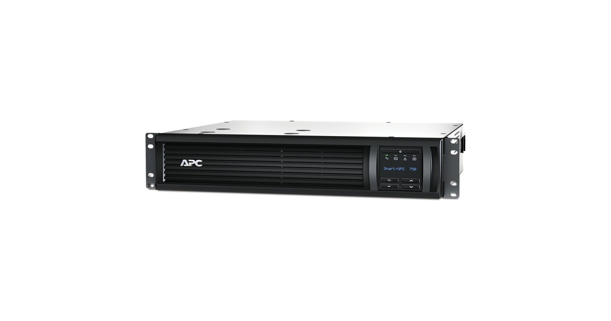 APC Smart-UPS 750VA LCD RM 2U 230V, USV(schwarz, mit SmartConnect)