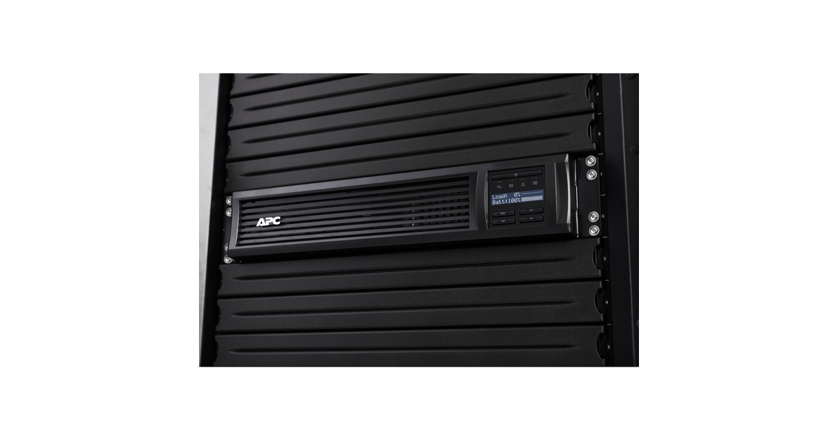 APC Smart-UPS 750VA LCD RM 2U 230V, USV(schwarz, mit SmartConnect)