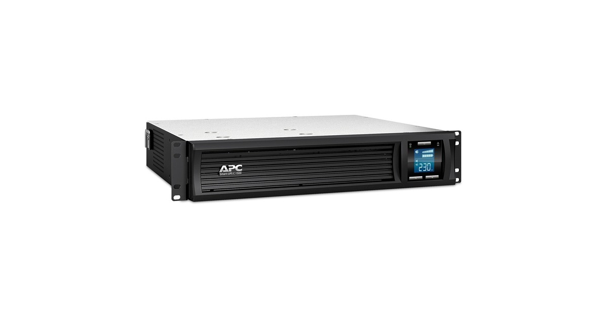 APC Smart-UPS C 1500VA LCD RM 2U 230V, USV(schwarz, mit Smart Connect)