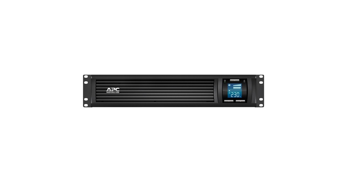APC Smart-UPS C 1500VA LCD RM 2U 230V, USV(schwarz, mit Smart Connect)