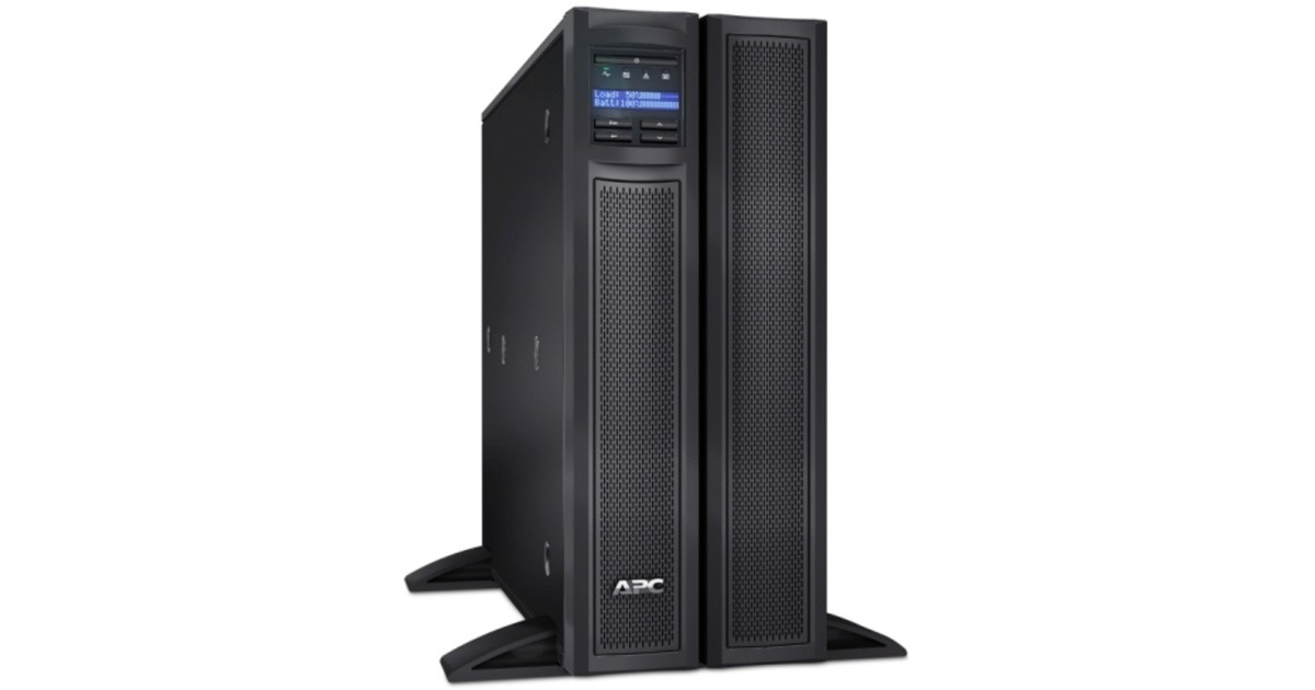 APC Smart-UPS X 3000 VA, Rack/Tower LCD, 200–240 V, USV(schwarz, mit Netzwerkkarte)