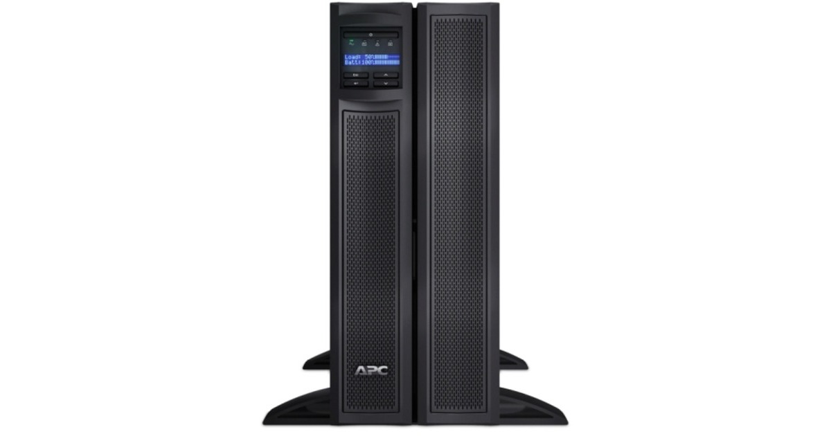 APC Smart-UPS X 3000 VA, Rack/Tower LCD, 200–240 V, USV(schwarz, mit Netzwerkkarte)