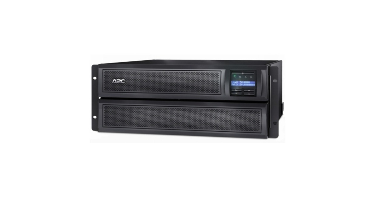 APC Smart-UPS X 3000 VA, Rack/Tower LCD, 200–240 V, USV(schwarz, mit Netzwerkkarte)