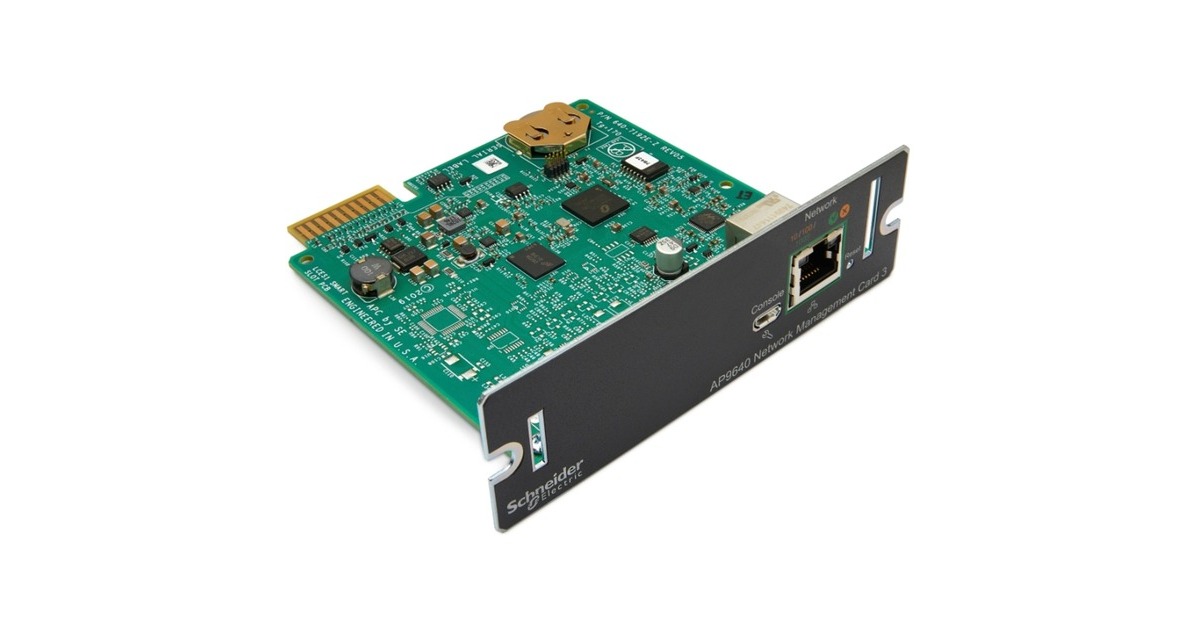 APC UPS Network Management Card AP9640, LAN-Adapter