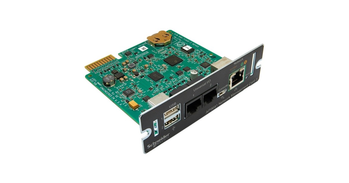 APC UPS Network Management Card AP9641, LAN-Adapter