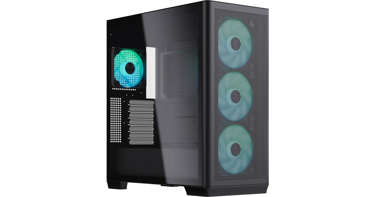 APNX C1-BK-v1, Tower-Gehäuse(schwarz)