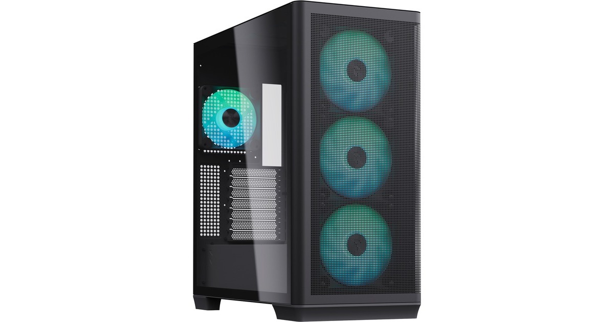 APNX C1-BK-v1, Tower-Gehäuse(schwarz)