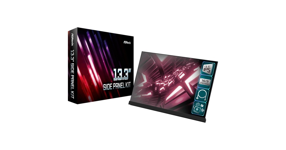 ASRock 13.3" Side Panel Kit, Seitenteil