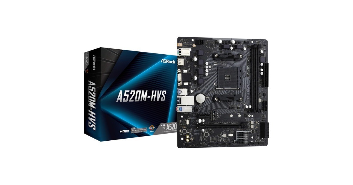 ASRock A520M-HVS, Mainboard