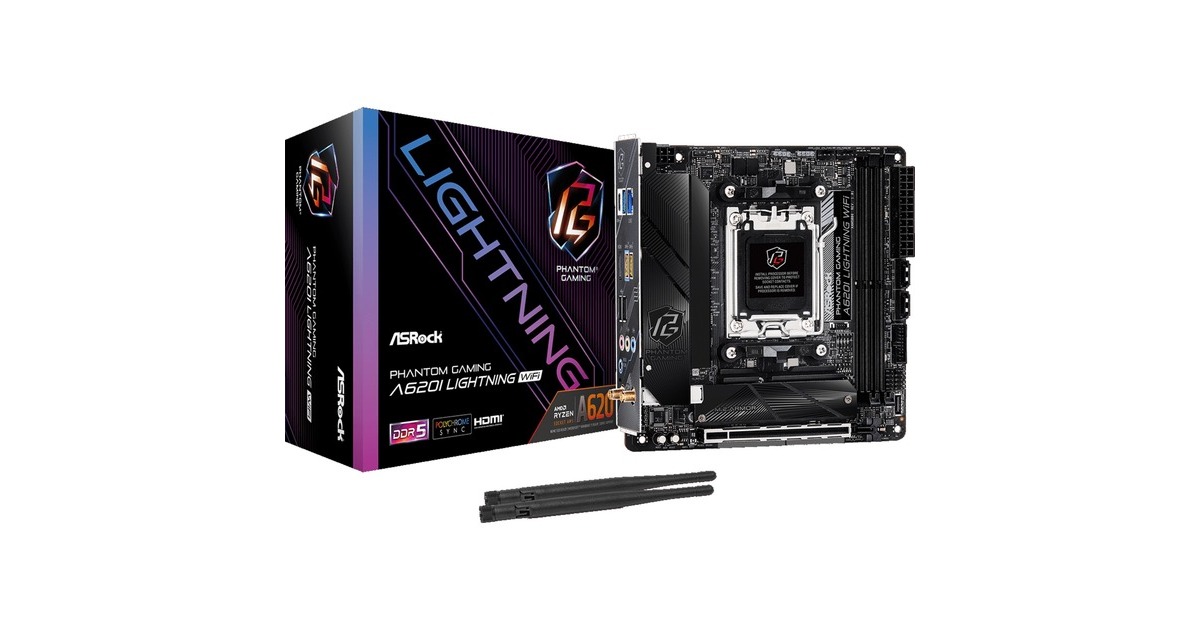 ASRock A620I Lightning WiFi, Mainboard
