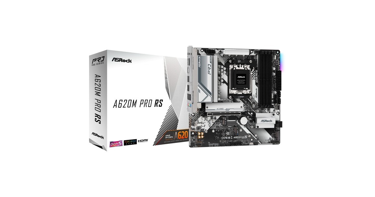 ASRock A620M Pro RS WIFI, Mainboard