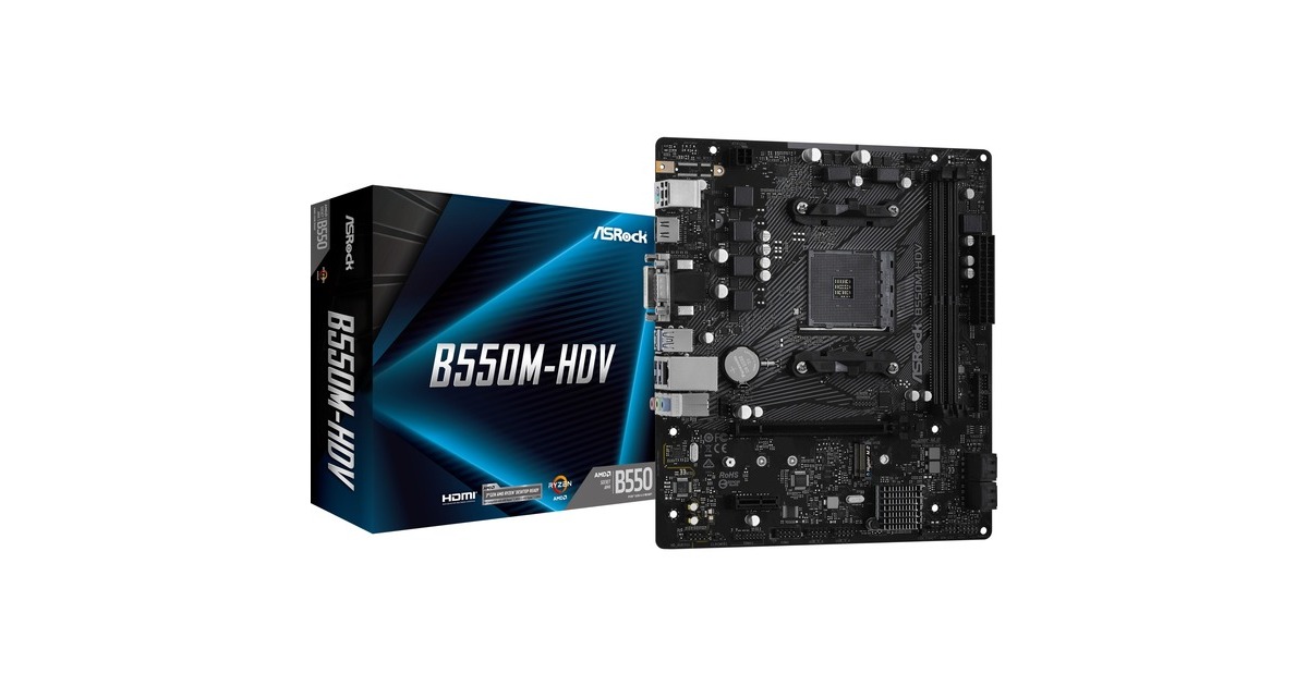 ASRock B550M-HDV, Mainboard