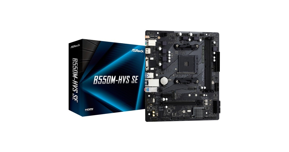 ASRock B550M-HVS SE, Mainboard
